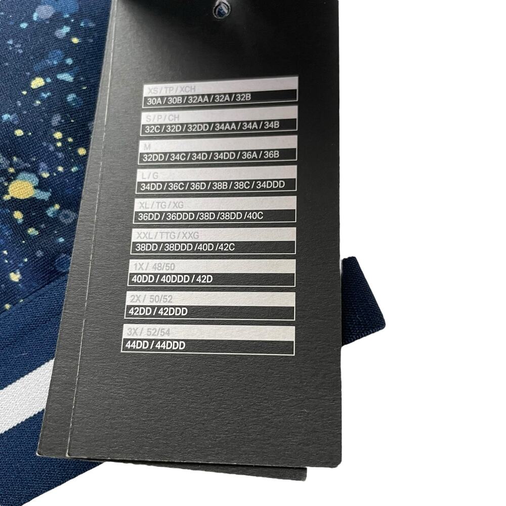 Under Armour Womens Sports Cross Back Bra Size XS Project Rock Compression Navy - Picture 8 of 10